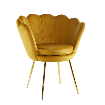 Fotel FR1-FX velvet curry
