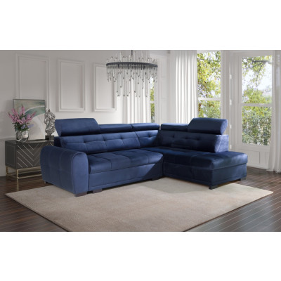 Narożnik Levante z funkcją spania i pojemnikiem prawy