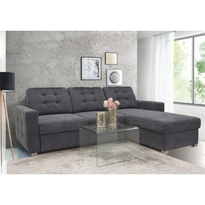 Narożnik Lino z funkcją spania i pojemnikiem prawy