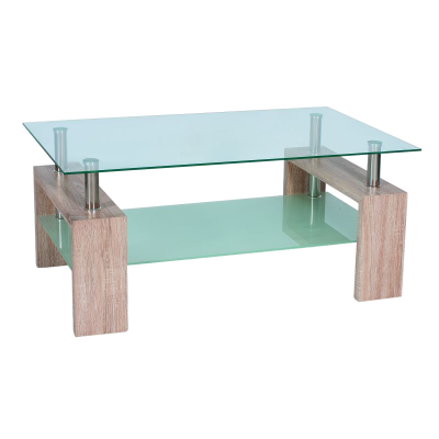 ŁAWA LISA II TRANSP/DĄB SONOMA 110x60x55
