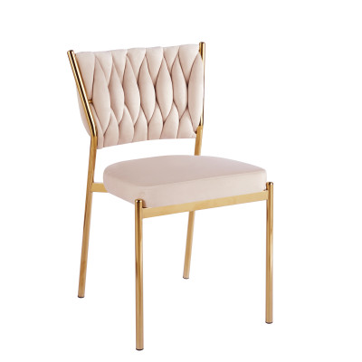 Krzesło K45-FX velvet - Riviera 06 beżowe