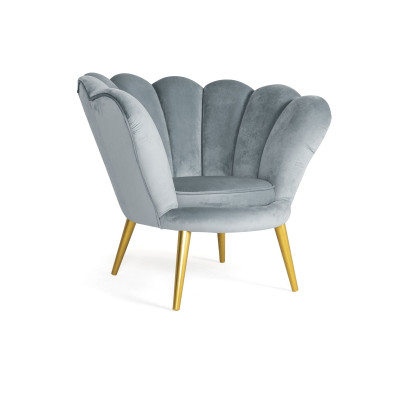 Fotel Magnolia Velvet Gold