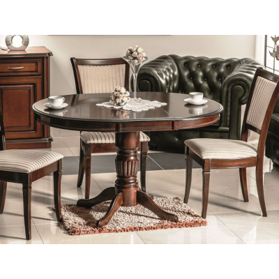 STÓŁ MARGO CIEMNY ORZECH 90(125)x90