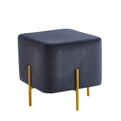 Pufa P2-FX velvet czarna