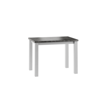 Stół Monte 70x100 beton/biały