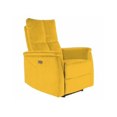 FOTEL ROZKŁADANY NEPTUN VELVET CURRY BLUVEL 68