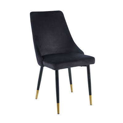 Krzesło GRS-031 velvet czarne