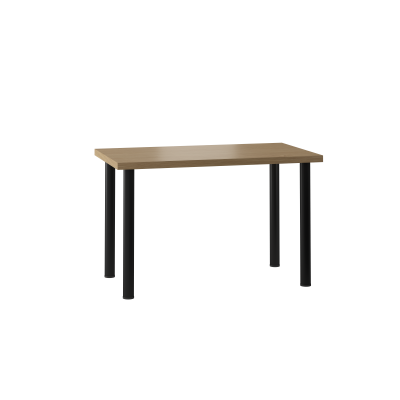 Stół S-03 dąb naturalny 68x120 nogi czarny mat