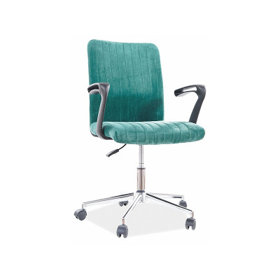 FOTEL OBROTOWY DOLAR VELVET ZIELONY