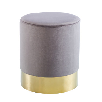 Pufa P1-FX velvet szara