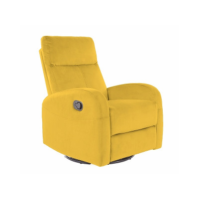 FOTEL ROZKŁADANY OLIMP VELVET CURRY BLUVEL 68