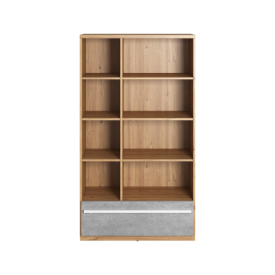 Regał PLANO PN-03 z półkami i szufladą