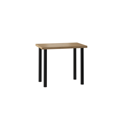 Stół S-01 dąb lancelot 60x90 nogi czarny mat