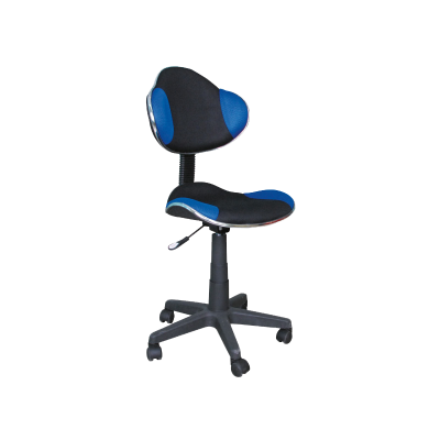 FOTEL OBROTOWY Q-G2 NIEBIESKO/CZARNY