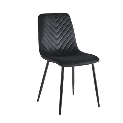 Krzesło velvet K5-FX (czarne)