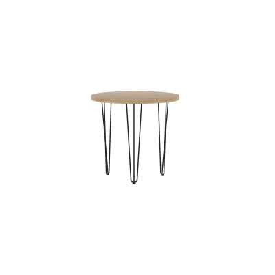 Stół  okrągły ST(B80) (dąb artisan + nogi III) Fi80