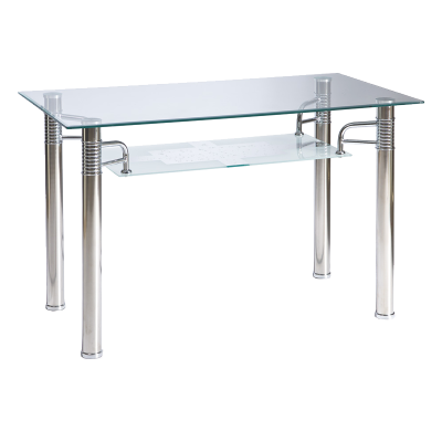 STÓŁ RENI A TRANSP/CHROM 120X65X74