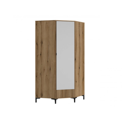 Szafa narożna Ricko RIKS02 pojemna z lustrem