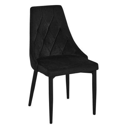 Krzesło MC-01-2 velvet czarne