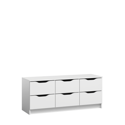 Komoda KOM1(6S)-FX biała
