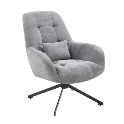 Fotel Holms FR12-FX (szary) obracane siedzisko