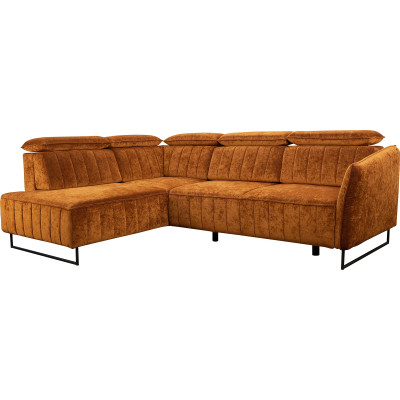 Narożnik Sorento z funkcją spania i pojemnikiem lewy