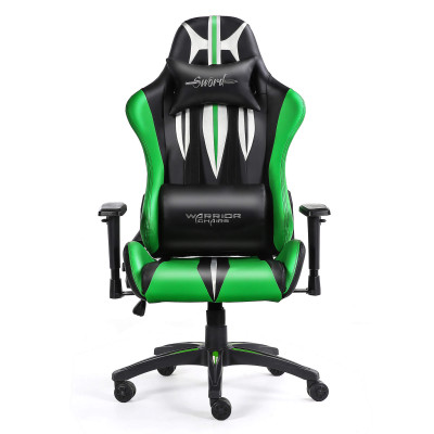 Fotel gamingowy WARRIOR CHAIRS SWORD zielony