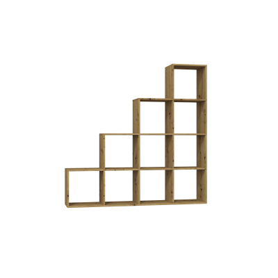 Regał R4 (4x4) dąb artisan