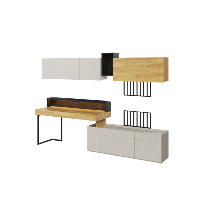 Zestaw mebli do pokoju młodzieżowego TEEN FLEX SET-01