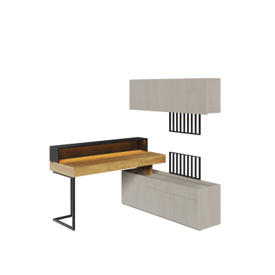 Zestaw mebli do pokoju młodzieżowego TEEN FLEX SET-03