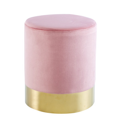 Pufa P1-FX velvet różowa