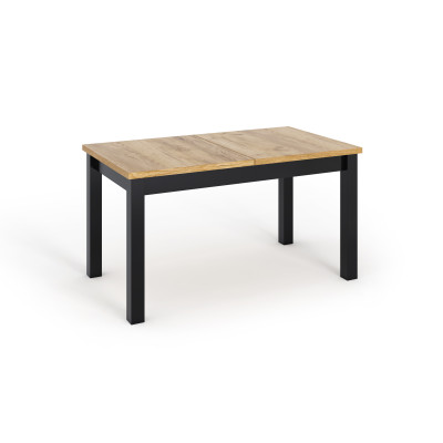 Stół ST43-FX rozkładany (dąb złoty craft/czarny) 160 (200)x90