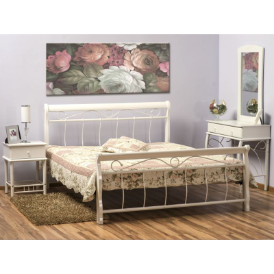 ŁÓŻKO VENECJA 120X200 BIAŁY/BIAŁY