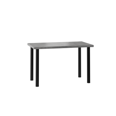 Stół S-03 beton 68x120 nogi czarny mat