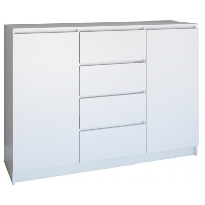 Komoda 120 4S biała