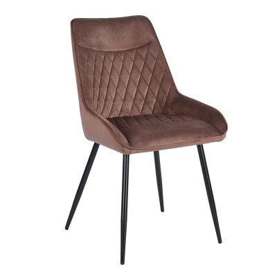 PRZEDSPRZEDAŻ Krzesło K58-FX velvet - Riviera 26 mokka brąz