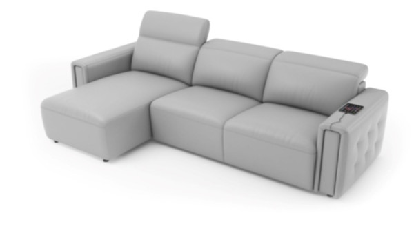 Narożnik Monaco ze stelażem włoskim i portem USB