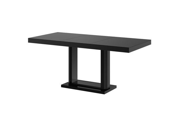 Stół Quadro 120 Czarny Czarny Połysk