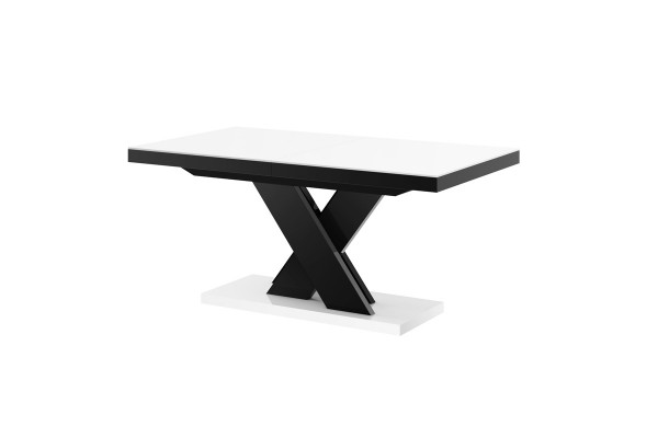 Stół Xenon Lux Biały Czarny Połysk