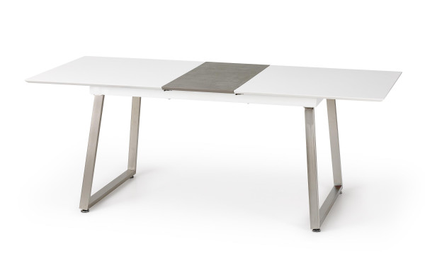 THOMAS stół rozkładany biały / beton