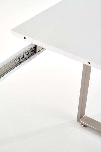 THOMAS stół rozkładany biały / beton