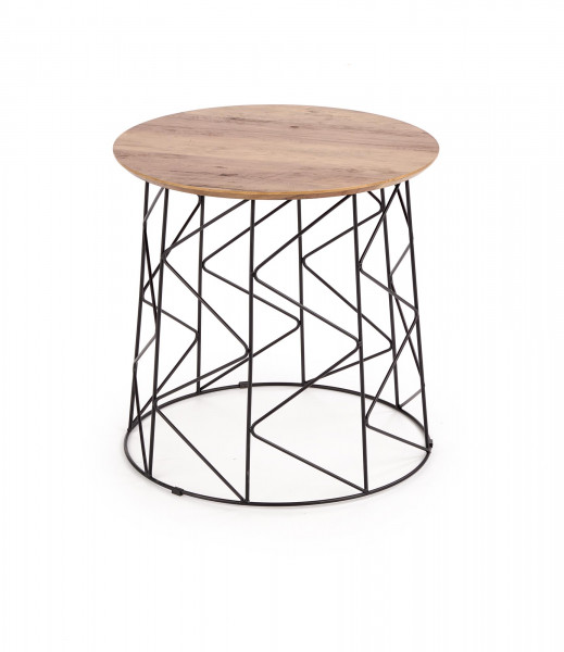 MUSAKA ława czarny / orzech