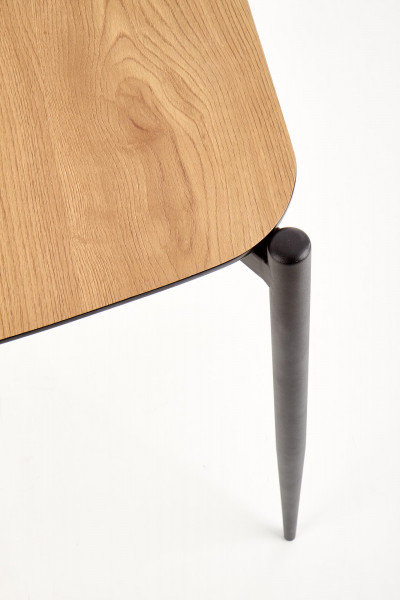 TORISTO stół, blat - dąb złoty, nogi - czarny