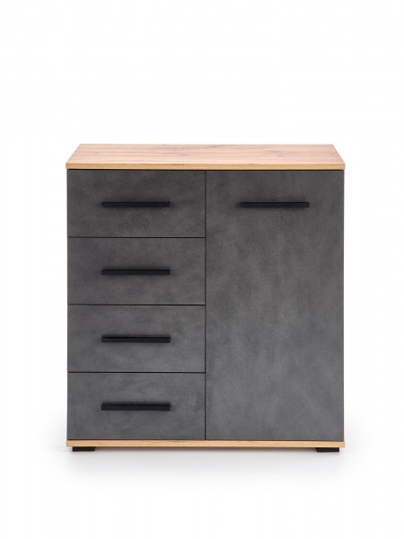 LIMA KM-2 komoda dąb wotan / popielaty
