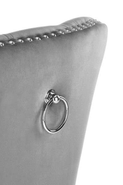 MIYA krzesło czarny / tap: popielaty