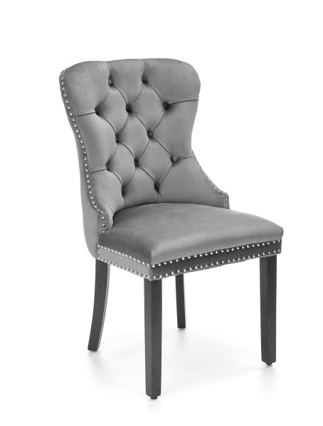 MIYA krzesło czarny / tap: popielaty