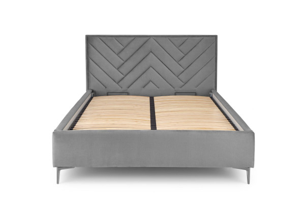 MODULO W1 łóżko 160 - wezgłowie popiel tap. Monolith 85