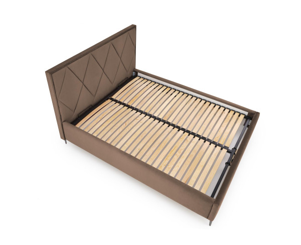 MODULO W4 łóżko 160 - wezgłowie beżowy tap. Monolith 09