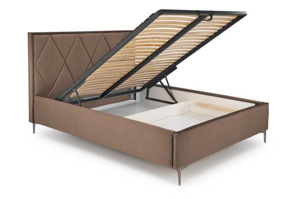 MODULO W4 łóżko 160 - wezgłowie beżowy tap. Monolith 09