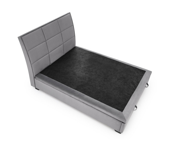 CONTINENTAL 2 łóżko 160 - popiel (prostokąty) tap. Monolith 85